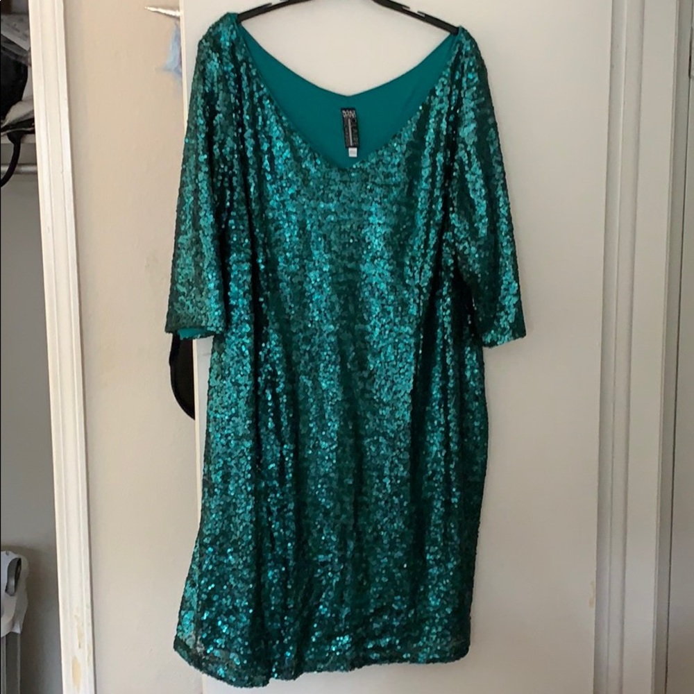 Claire Richards sequin dress